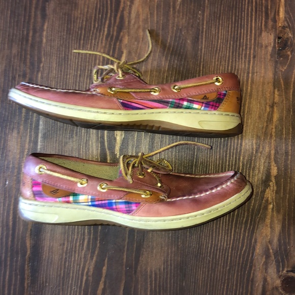 Sperry Top-Sider Pink Leather Boat Shoes - Picture 2 of 9